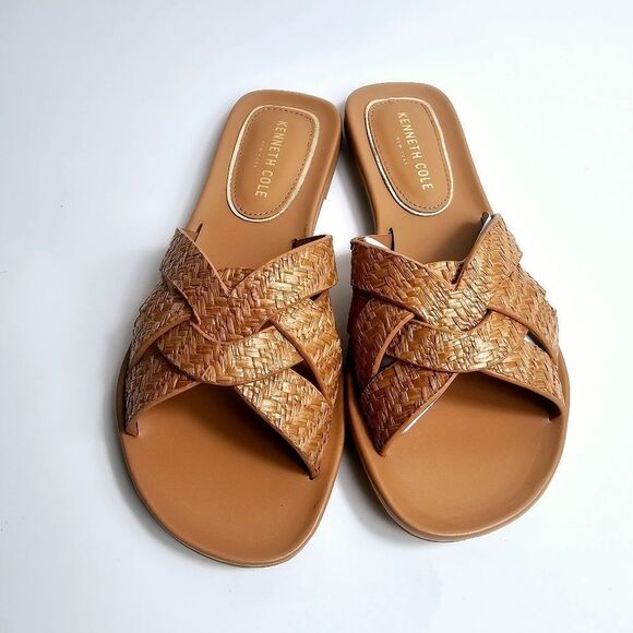 Kenneth Cole Women's Julia Sandal Natural Raffia Size 8 NEW! - Picture 4 of 9